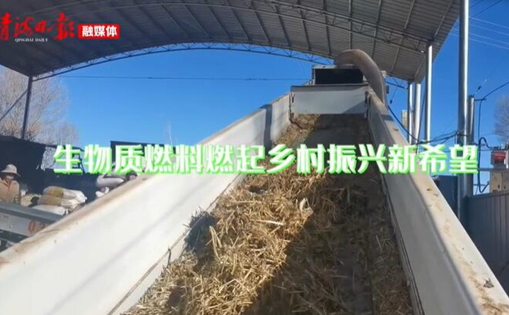 青海海东乐都：生物质颗粒燃料燃起乡村振兴新希望