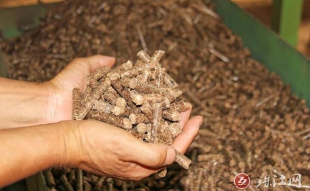 云南省迤车镇：废枝杂木“变身”环保生物质颗粒燃料